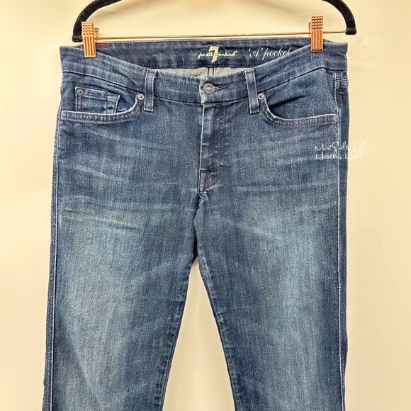 7 For All Mankind A Pocket Bootcut Jeans Size 31 - Picture 2 of 7